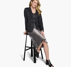 Animal Jacquard Blazer