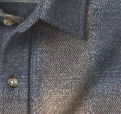 Brushed Button-Front Knit