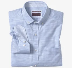 Button-Collar Premium Cotton Shirt