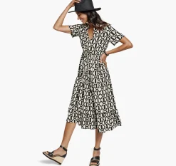 Geo Print Dress