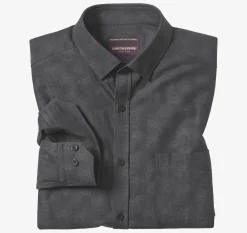 Long-Sleeve Jacquard Shirt