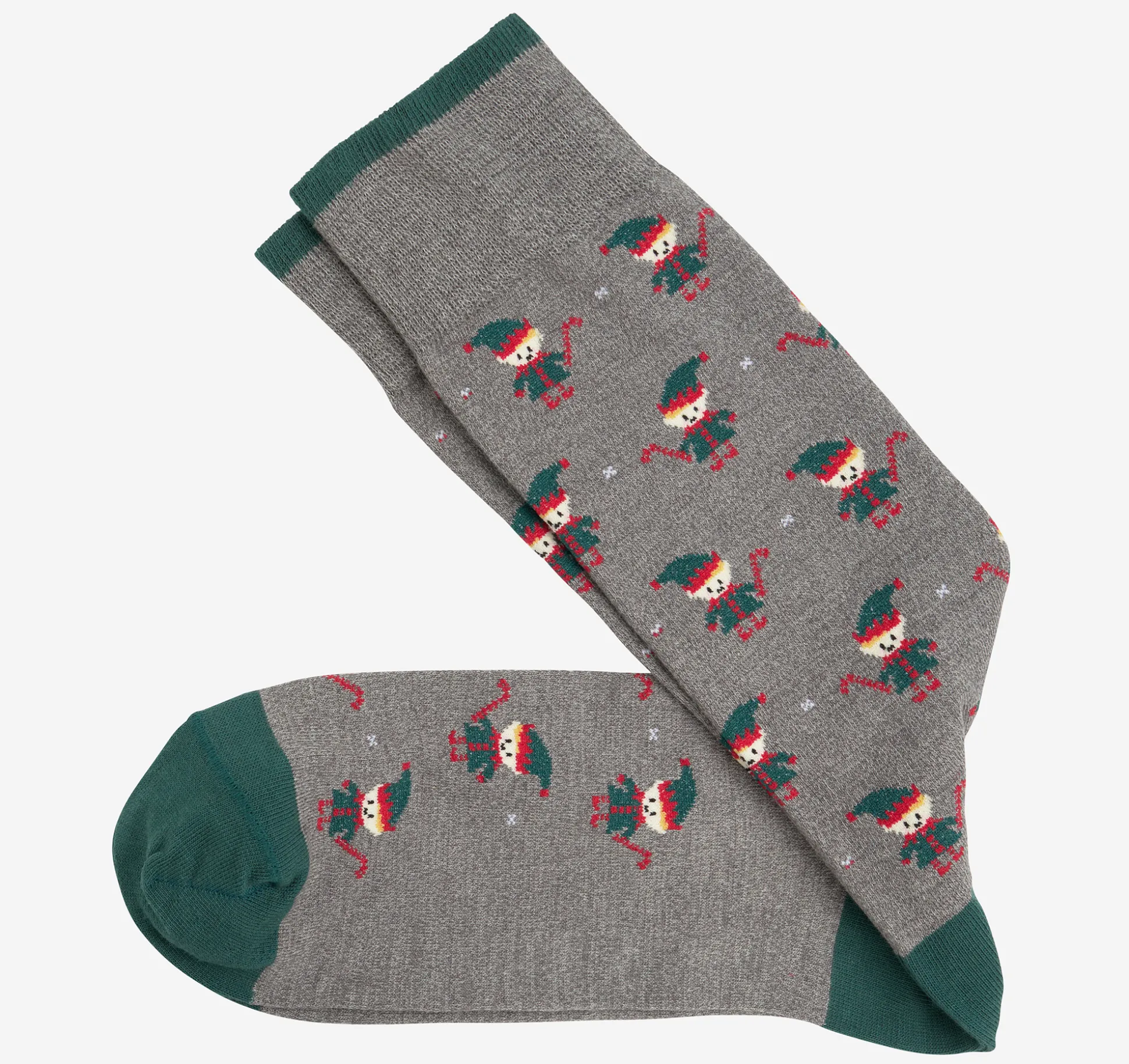 Pima Cotton Holiday-Themed Socks