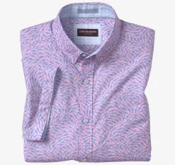 Printed Cotton Short-Sleeve Shirt