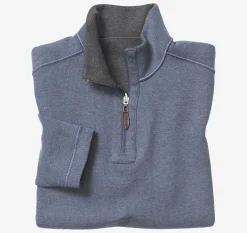 Reversible Solid Quarter-Zip