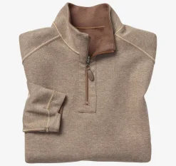 Reversible Solid Quarter-Zip