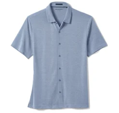 Vintage Birdseye Button-Front Shirt