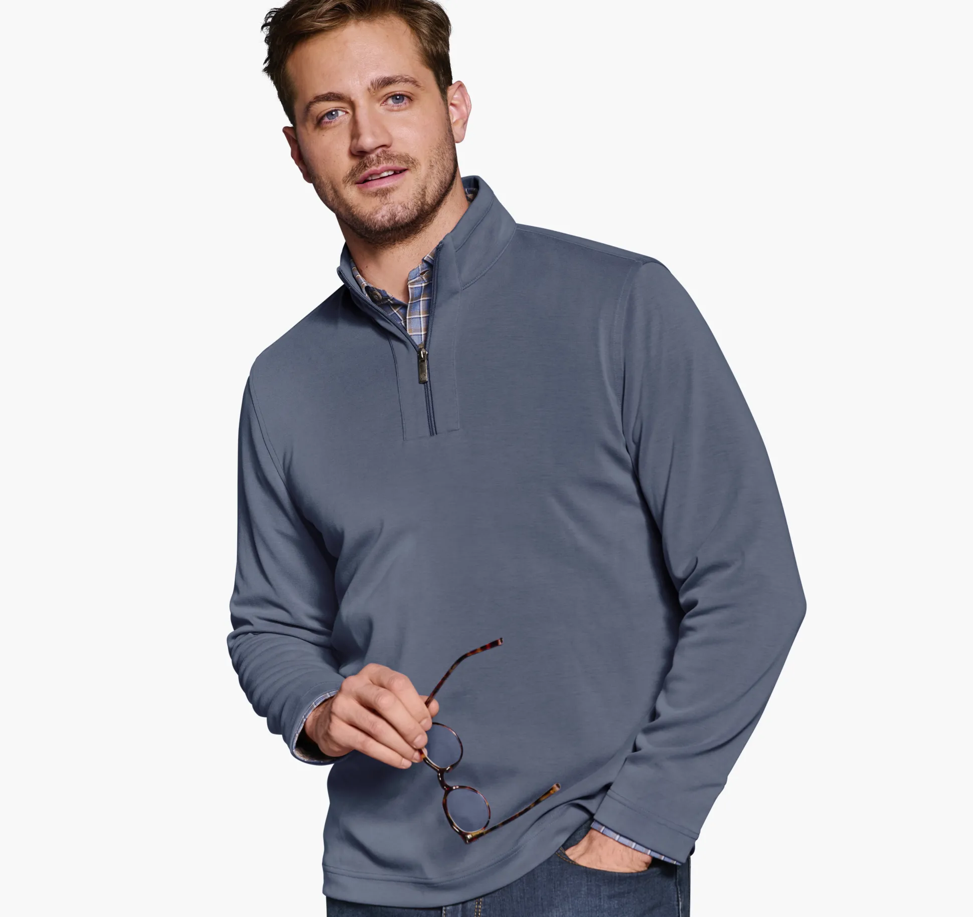 Vintage Washed Quarter-Zip